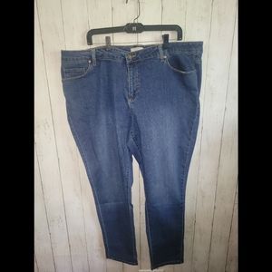 Woman Within Stretchy Jeans Size 22W NWOT